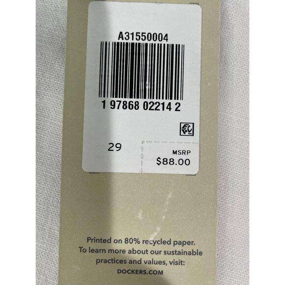 Dockers High Straight Carpenter Women's Pants Linen Blend - Picture 9 of 16